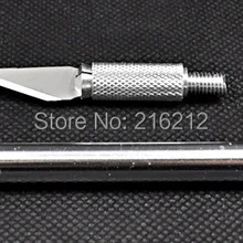 Горячий металлический нож для скальпеля не-инструменты скольжения набор резак гравюра ножи+ 6 шт. лезвие мобильный телефон ноутбук PCB DIY ремонт