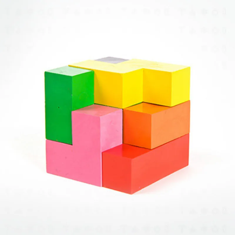 Новые детские формы магический куб карандаш тонкие художественные канцелярские товары 7 цветов раннего образования и детские игрушки