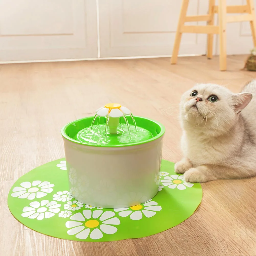 

Multifunctional Pet Dog Cat Feeding Watering Supplies Pet Fountain Electric Drinking Dispenser Bowl 1.6L Automatic Hogard MY1518