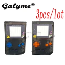 3 шт./лот Фирменная Новинка ясно черный Цвет Корпус чехол подходит для GameboyGB Classic Fit для DMG-001 гпоб игровой консоли Limited объектив