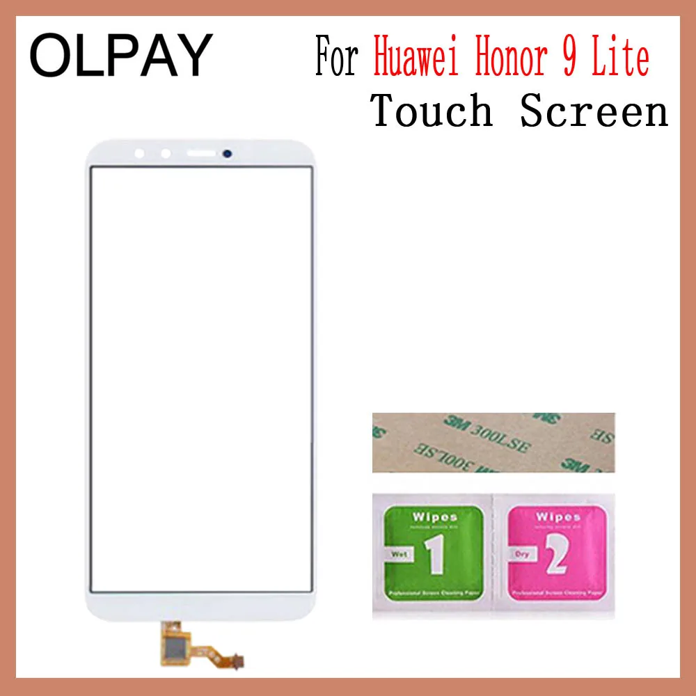 White No Tools OLPAY 5,65 '' сенсорный экран для huawei Honor 9 Lite сенсорный экран дигитайзер Панель переднее стекло объектив сенсор Замена - Цвет: White No Tools