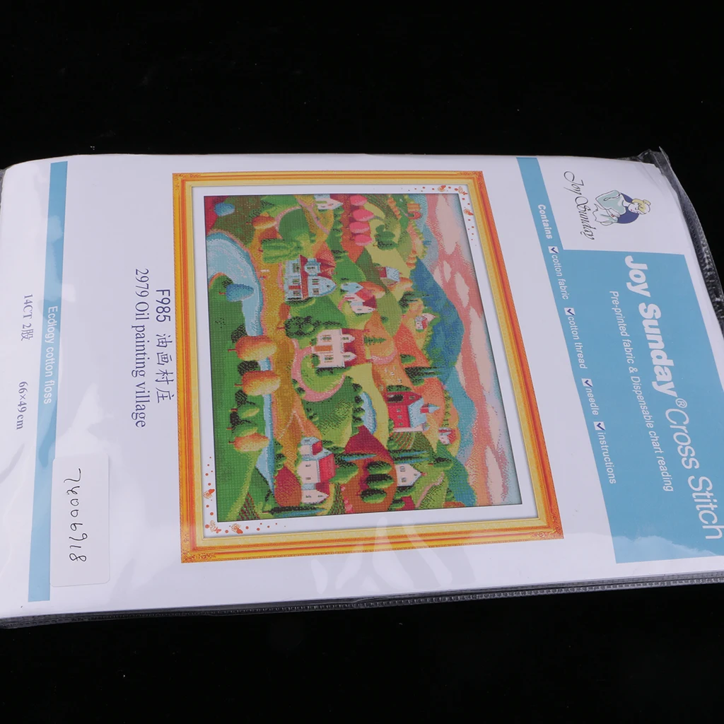 Landscape Dimensions Counted Cross Stitch Kit for Girls Boys 14CT 66 x 49cm