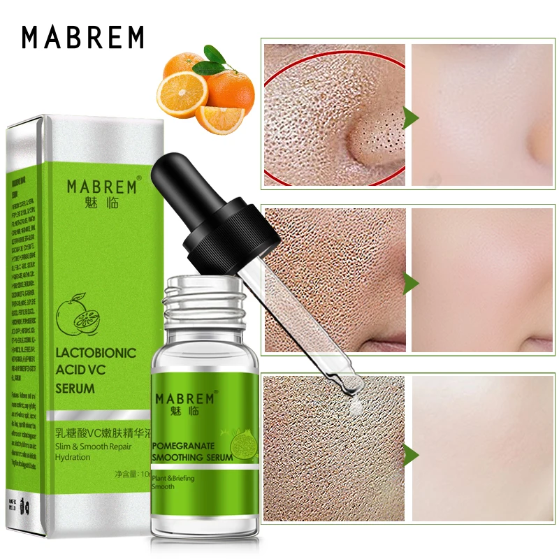 

MABREM Lactobionic Acid VC Tender Serum Effectively Removes Keratin And Blackhead Repair Serum Face Ance Shrinking Pore Care