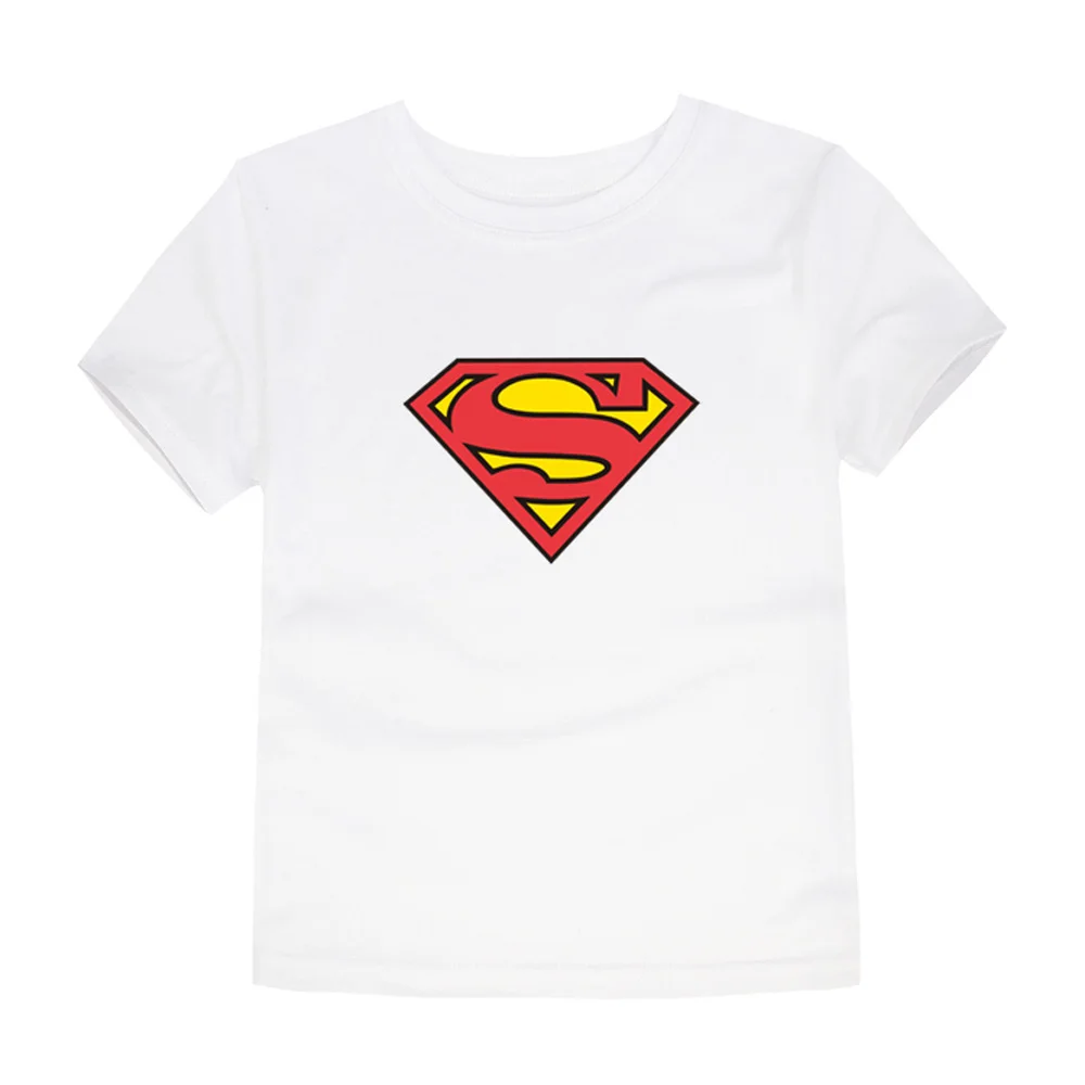 Маленькая Битти Комикс Супер герой Футболка Супермен Бэтмен Капитан Америка флэш мультфильм фильм для мужчин мальчик косплей футболки для мальчиков