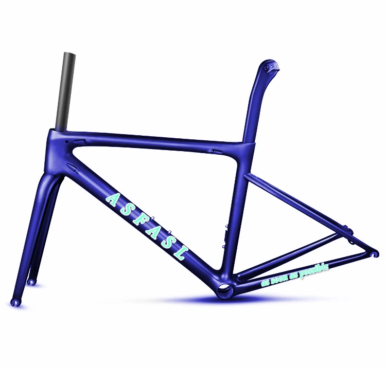 

2019 newest bicycle carbon frame AWST full fiber v breaks T1100 super light road bike frame 49/52/54/56/58cm made in taiwan