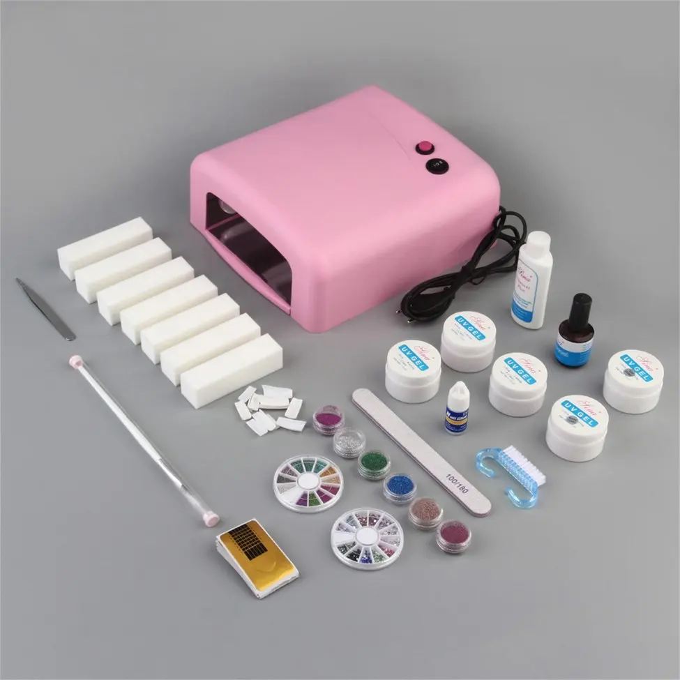

Dryer Dual Nail Lamp Gel Polish Curing Light with Bottom Timer display lamp for nails nail dryer
