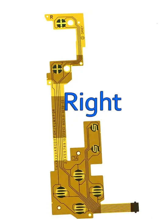 Pellicola Conduttiva Sinistra Destra Per Wii U Gamepad Controller Tasto Chiave Cavo Flessibile Cavo A Nastro - Foto 3