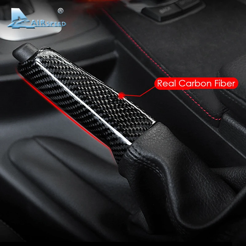 Carbon Fiber Universal Car Handbrake Grips Cover Interior