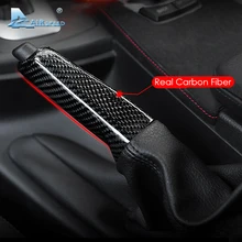 Скорости полета для BMW E46 E90 E92 E60 E39 F30 F34 F10 F20 Аксессуары Универсальный углеродного волокна автомобилей рукоятки ручного тормоза внутренняя окантовка