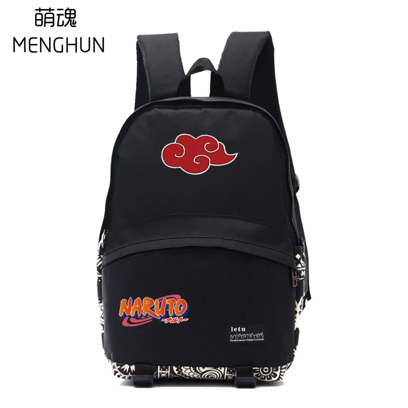 Naruto Sasuke Backpack Anime Cool Store