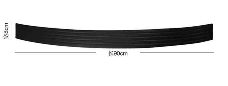 Стайлинг автомобиля черная резиновая задняя крышка для Dodge Caliber Challenger Charger - Фото №1