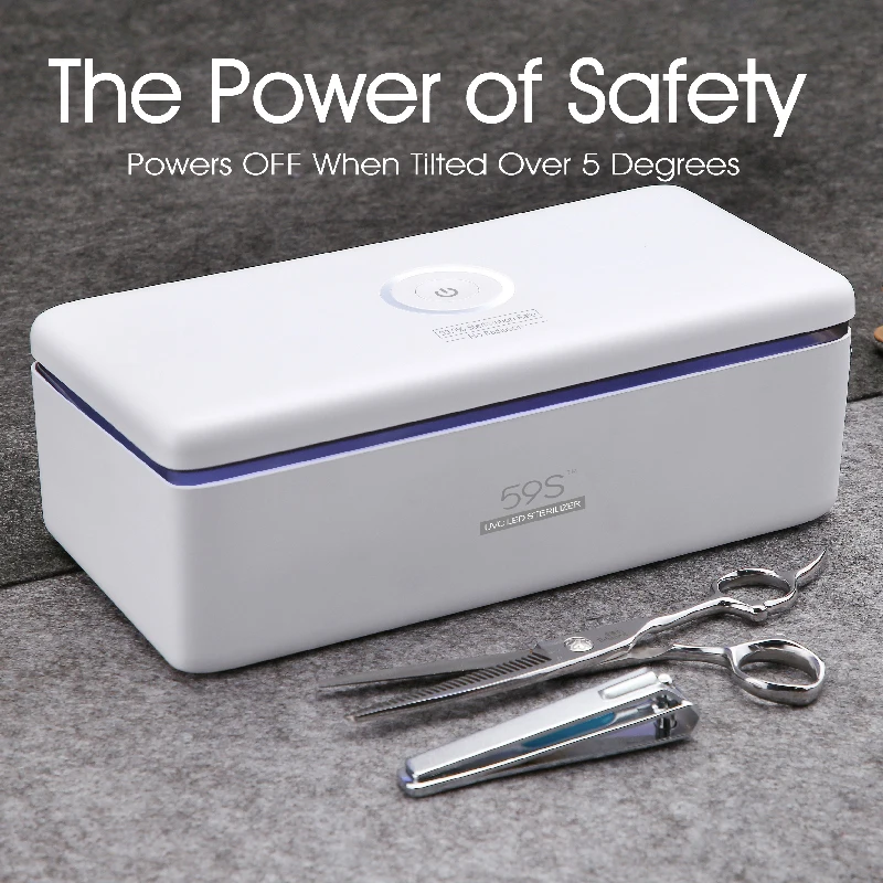 

SUNUV S2 UV 59S Sterilizer Box Beauty Tools Sterilizer Storage Box Portable Disinfection Box for Salon Nail Art Tools