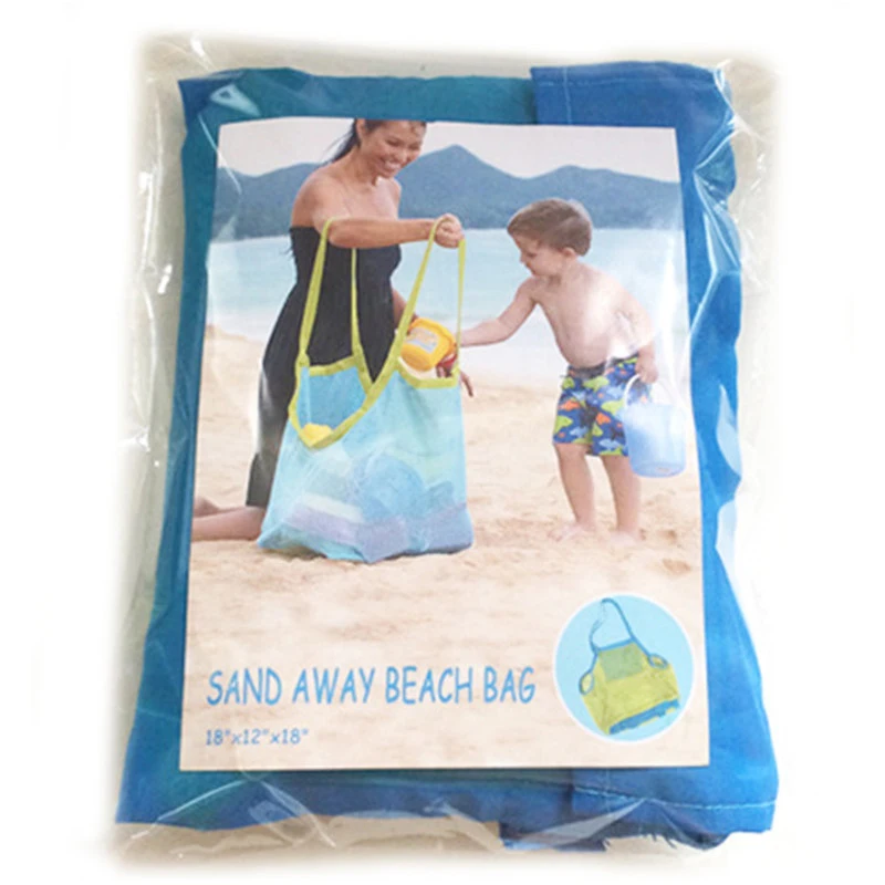 Детские пляжные игрушки, сетчатый мешок для хранения, переносная Детская сумка для переноски, песчаные игрушки, пляжная сумка, сумка-тоут, Сетчатая Сумка, водные развлечения, спортивные рюкзаки
