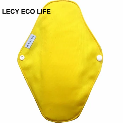 LECY ECO LIFE моющиеся гигиенические салфетки прокладки для менструального периода, 10 цветов mama прокладки с органическим бамбуковым хлопком внутри - Цвет: 403