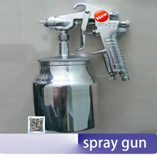 Распылительный красящий пистолет W-77 сверху или Под чашками латексная краска праймер распылитель фонарь большой диаметр масляное покрытие пневматические инструменты