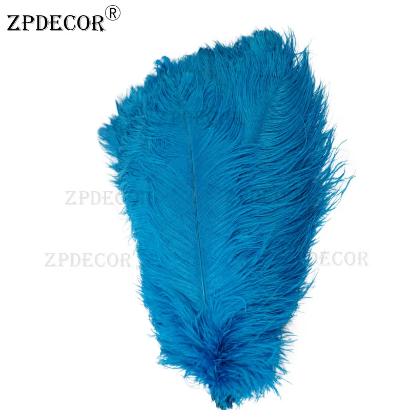ZPDECOR перо 20 22 дюйма 50 55 см первоклассное страусиное для вечерние и аксессуаров