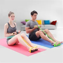 Fitness Resistance Band Rope Tube Elastic Exercise Equipment for Yoga Pilates Workout Latex Tube Pull Rope new arrival new pilates suspension elastic sling practice pull rope bungee home workout trainer cord resistance hang training straps