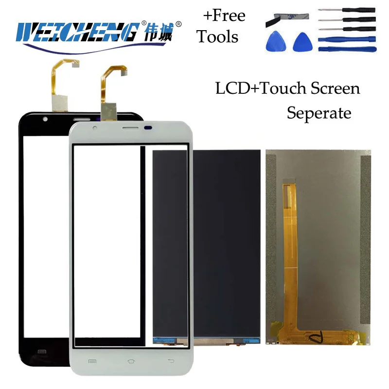 

WEICHENG For Oukitel U7 Plus LCD Display and Touch Screen Assembly For oukitel u7 max lcd+Tools+Adhesive