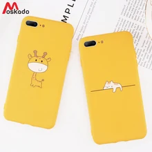 

Moskado Cartoon Animal Phone Case For iphone XR XS Max X 8 7 6 6S Plus 5 5S SE Cute Pineapple Dog Giraffe Print Soft TPU Cover