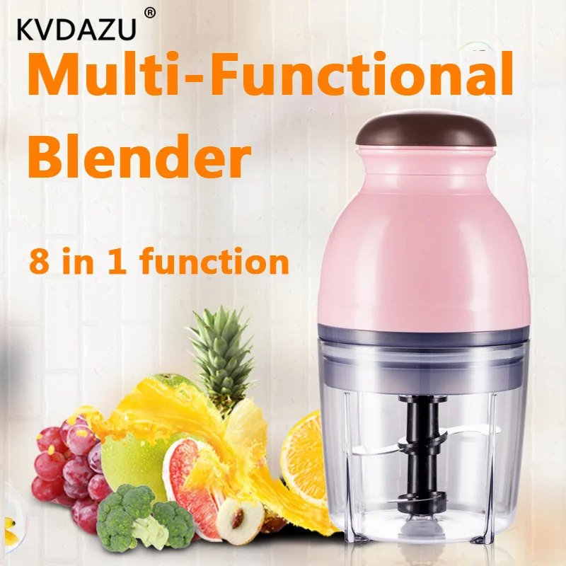 

600ml Blender Mixer Portable Mini Juicer Milk shake Machine Smoothie Maker Household Small Juice Extractor Plastic cup