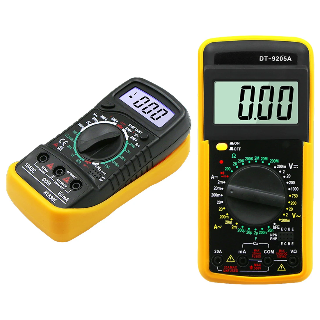

Small Household Portable AC/DC Ammeter Voltmeter Ohm Tester Meter LCD Multimer Digital Multimeter Backlight High Precision