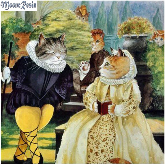 

5D Diy Diamond Mosaic Cat Appointme Diamond Painting Cross Stitch Full Square Drill 3D Diamond Embroidery Decor Needlework Resin