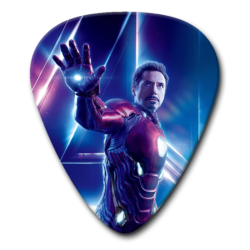 

10pcs Marvel The Avengers series electric\acousitic Guitar Picks plectrum guitar accessories rock with Super Heros