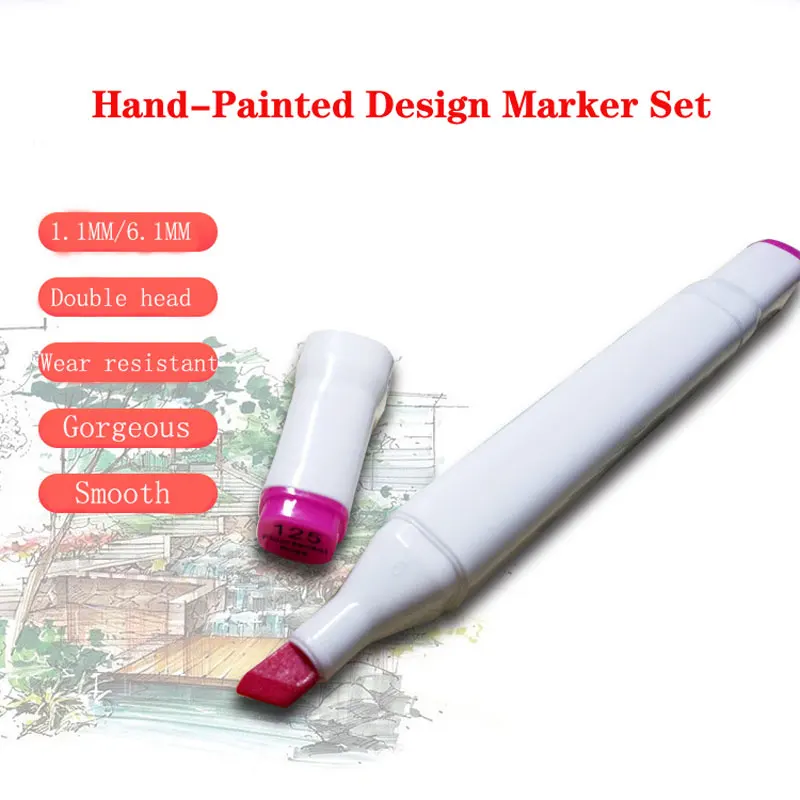 TouchFIVE 30/40/60/80/168 Цвет маркер для рисования набор двуглавый художественный эскиз жирной на спиртовой основе маркеры для анимации ручка