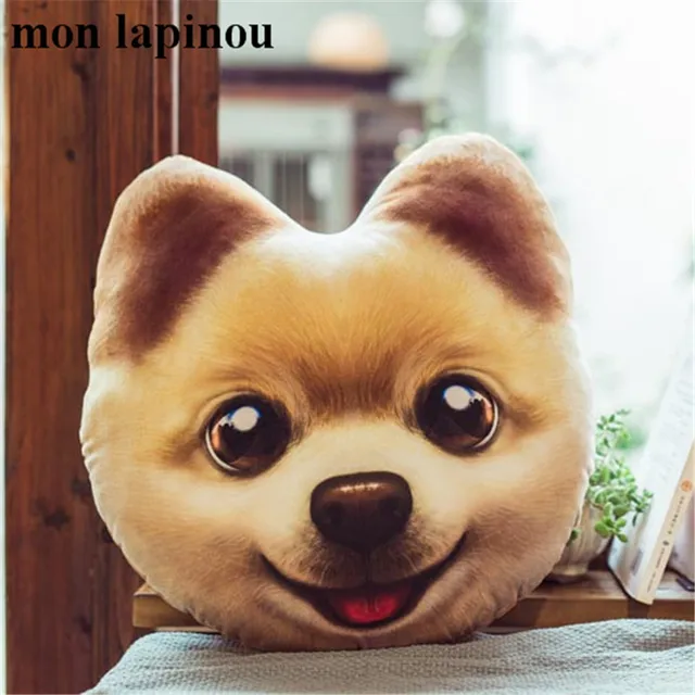 Plush Dog Pillow Life Like Corgi Husky Simulation Plush Dog Pillow Life Like Corgi Husky Simulation Stuffed Soft Pet Doll