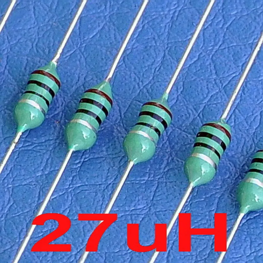 

( 50 pcs/lot) 27uH Axial Color Ring Fixed Inductor, 0307, 1/4W