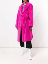 Long Women Coat Sexy Night Club Celebrity Fashion Party Faux Fur Coat Winter Warm Women Outwear seamyla 2017 new fashion women coat long sleeve beaded runway velvet trench sexy winter celebrity party kim kardashian coats