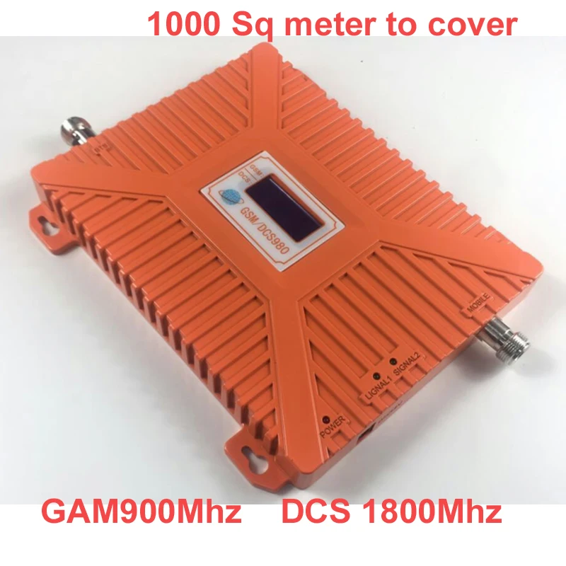 

2016 new 900mhz+1800mhz 22 dbm gain 65dbi LCD display dual bands GSM+DCS booster repeater dual bands booster dcs 1800 repeater