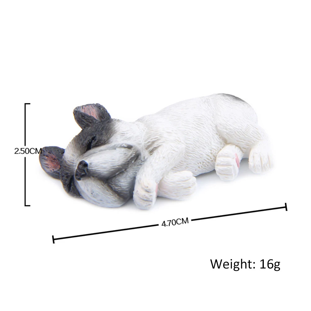 1 шт. 3D Французский бульдог магнит Милая Спящая собака доска для надписей на холодильник магниты для офиса украшения дома