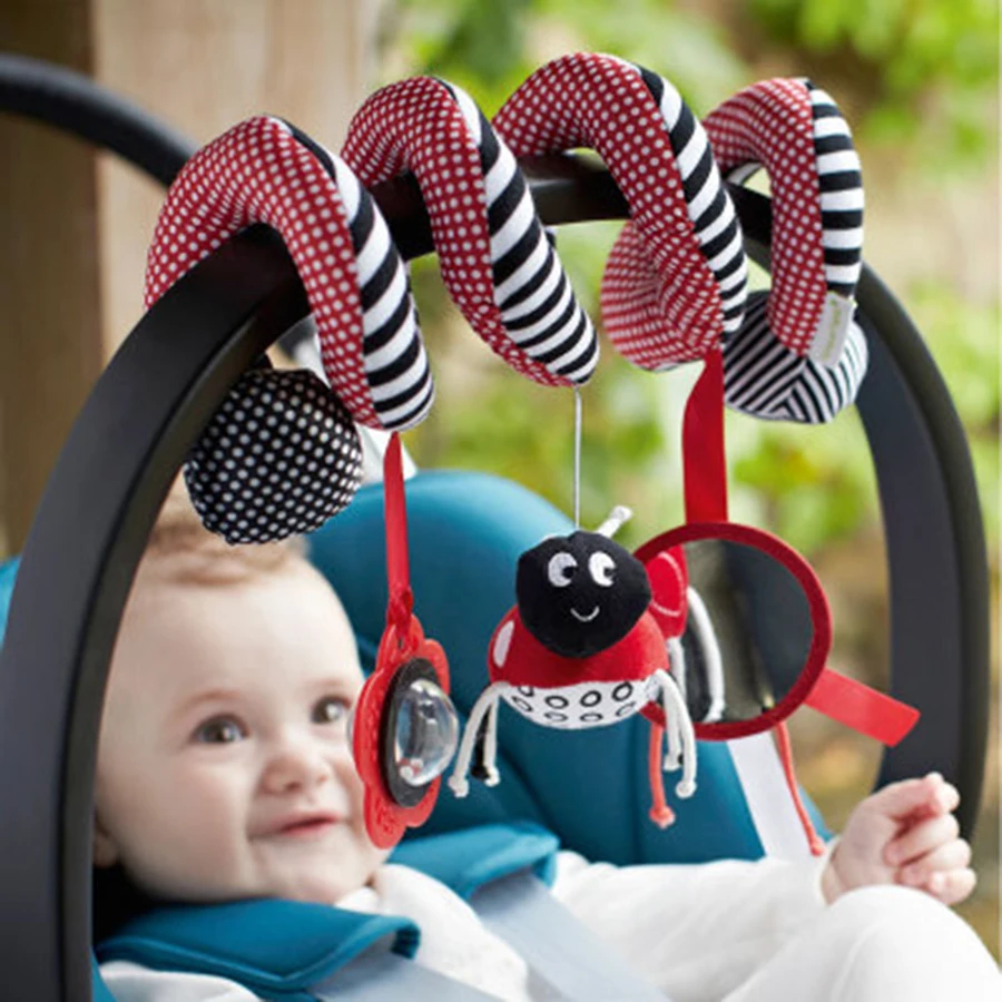 Sleep Toys For Babies 0 12 Months Spiral Toy On The Bed Wind Bell Baby