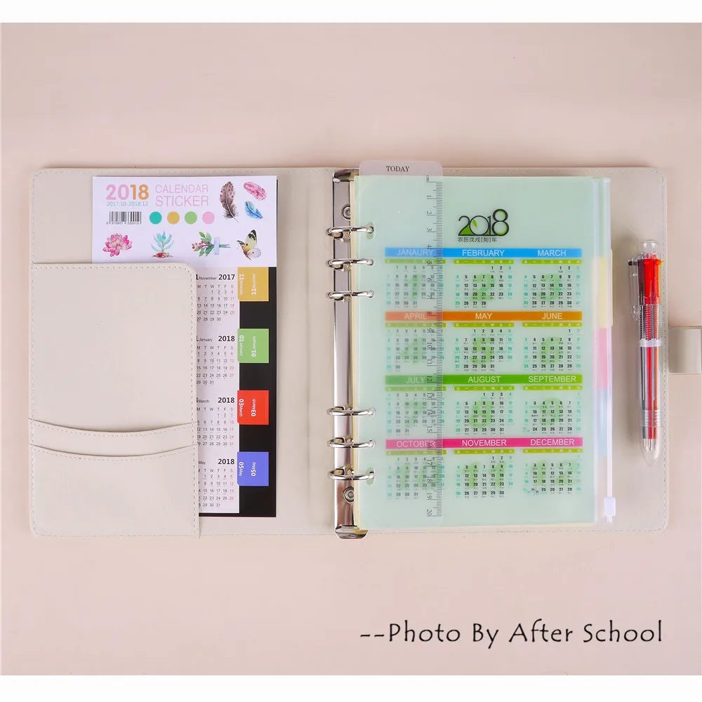 Calendar Planner Notebook : Creative spiral notebook suit with calendar sticker Calendar Planner Notebook : Creative spiral notebook suit with calendar sticker