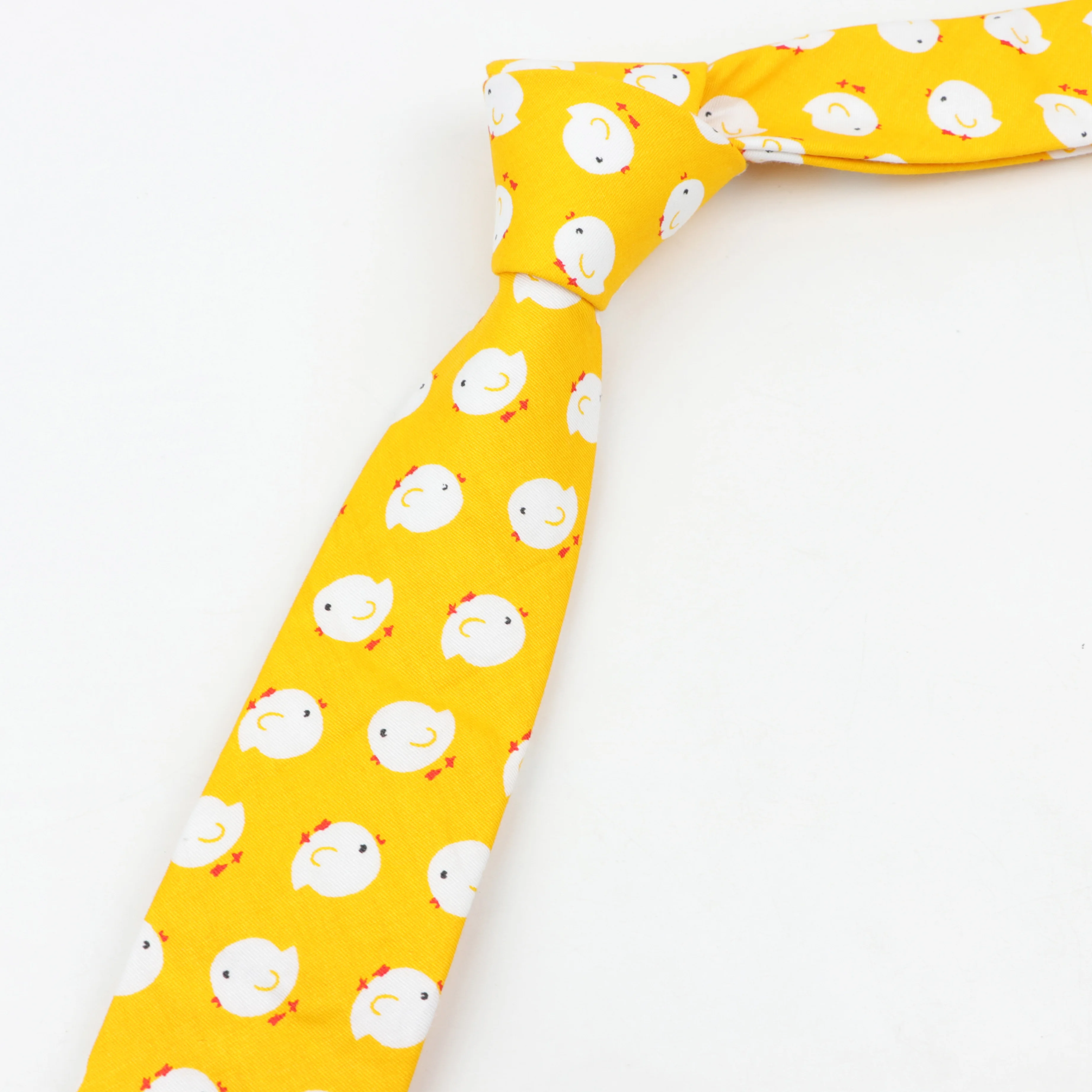Bow Tie Cotton Necktie Casual Dog Duck Chicken Bear for Kids Men