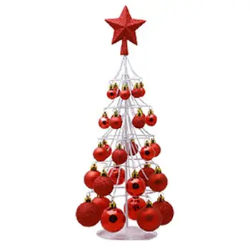 

Christmas Ornament Desktop Decoration Christmas Tree Mini Christmas Ball Tower Tree Top Star Christmas Decoration