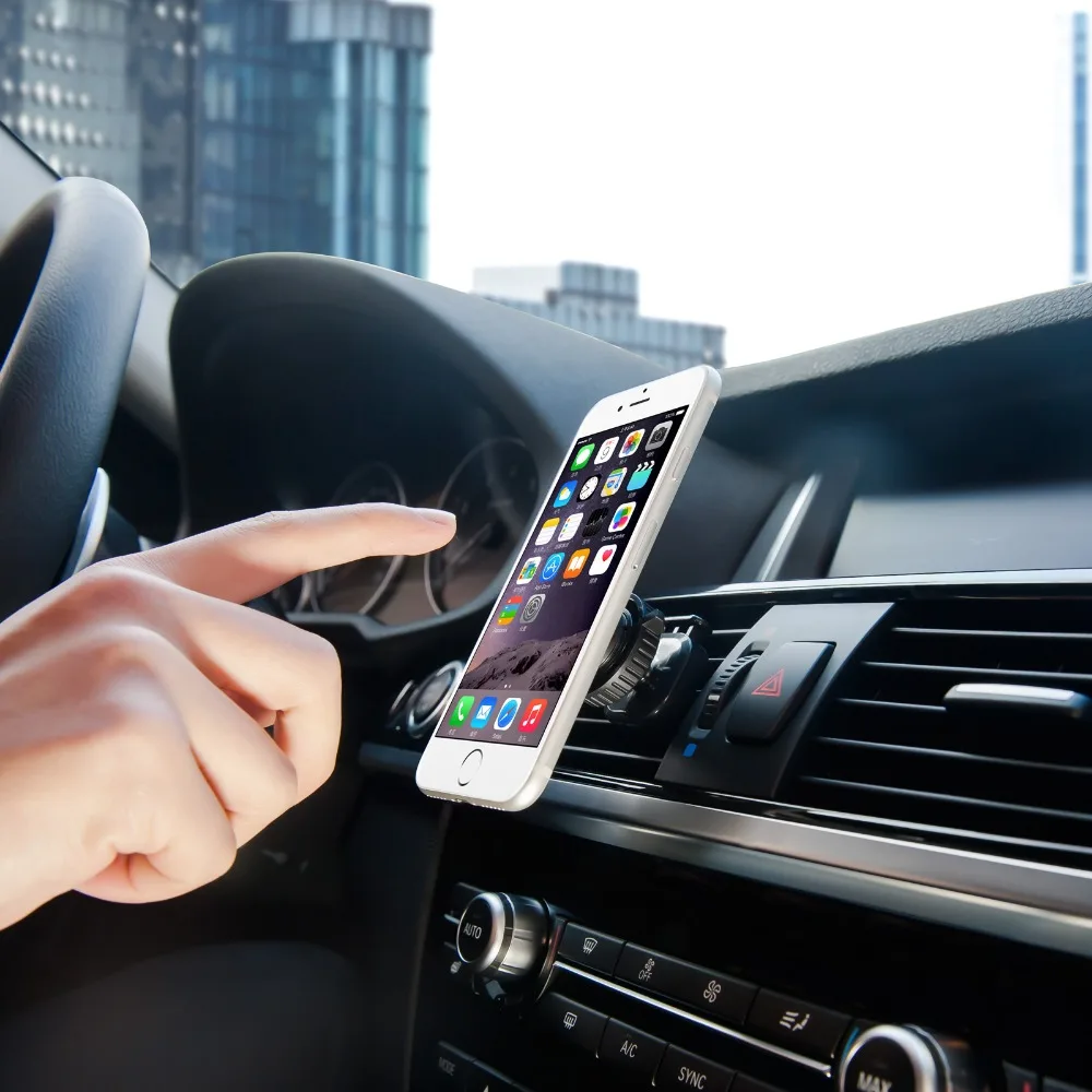 

Dsupport Adjustable Universal Bridge Car Holder for smartphone car stand Sucker Stand Magnetic Car Vent Holder LP-3S