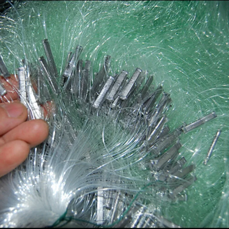 Thick quality H0.7*L90M 3 layer 4cm mesh sink net gill net fish trap sticky fishing net Salmon net outdoor pesca fishing network