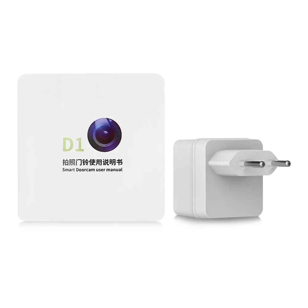 FIMEI D1 WiFi Smart Камера дверной звонок Ночное видение Широкий формат Запись видео фото