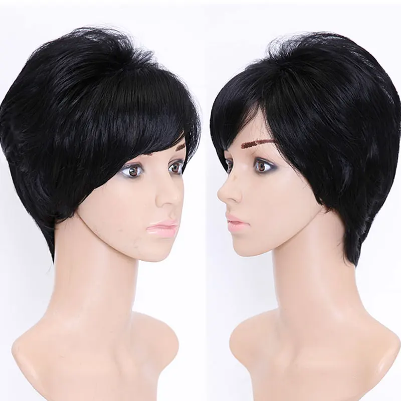 6 Corto Cortes De Pelo Para Las Mujeres Negro Mujer Peluca Sintetica De Las Mujeres Naturales Pelucas De Pelo Corto Para Las Mujeres Negras Pelucas Europeas Mujeres Wig Cleaning Wig Accessorieswig Rihanna Aliexpress