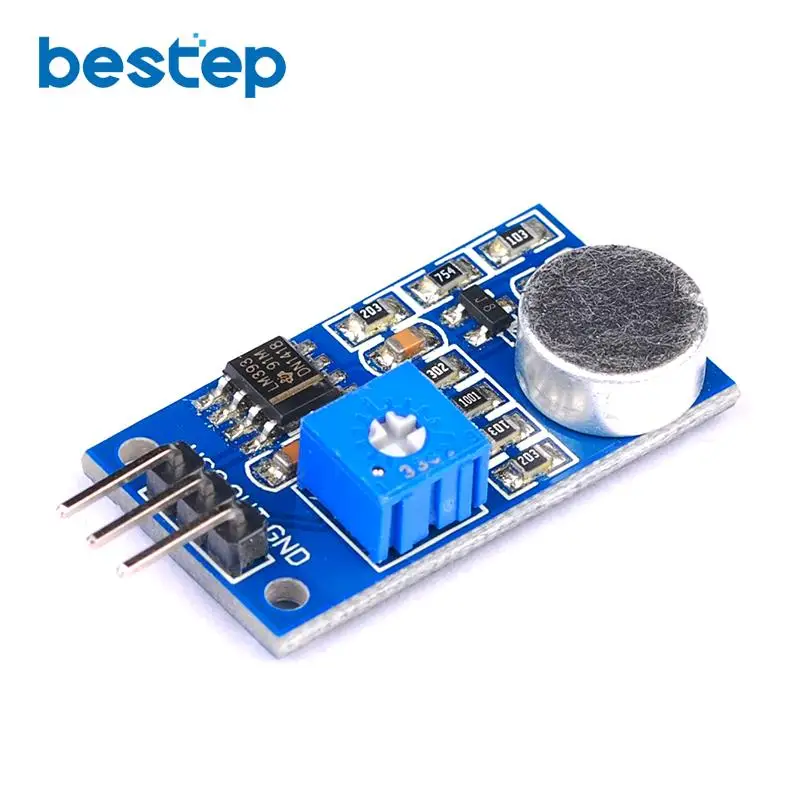 2Pcs LM393 Sound Detector Sensor Tester Acoustic Control Module for Arduino