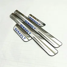 Запчасти для порога автомобиля, Накладка на порог, Накладка на порог из нержавеющей стали, Renault Kadjar,,,, для стайлинга автомобилей, 4 шт./комплект