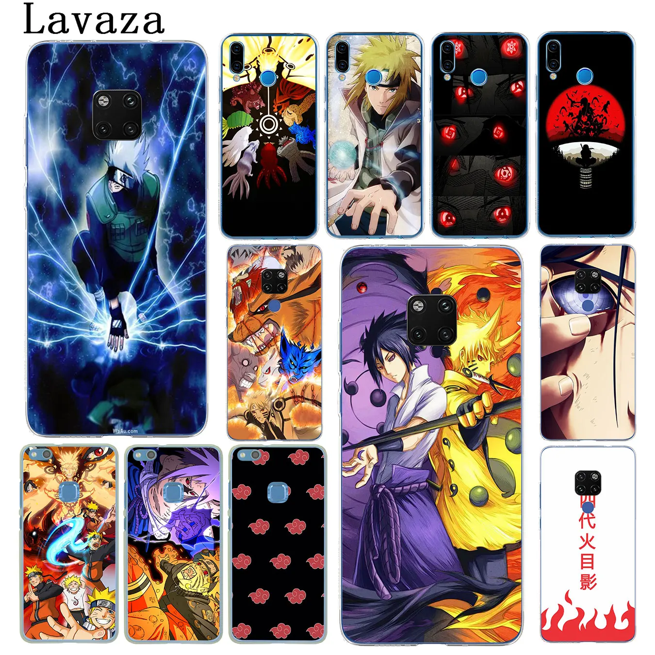 Lavaza Hokage Naruto Kakashi Phone Shell Case for Huawei Mate 30 10 20 Pro Lite Nova 5I 4 3i 3 2i 2 Y6 Prime Cover | Мобильные