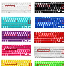 EU/британский английский алфавит силиконовая клавиатура, защитный чехол для Apple Macbook Air Pro retina 1" 15" 1" Европейская клавиатура