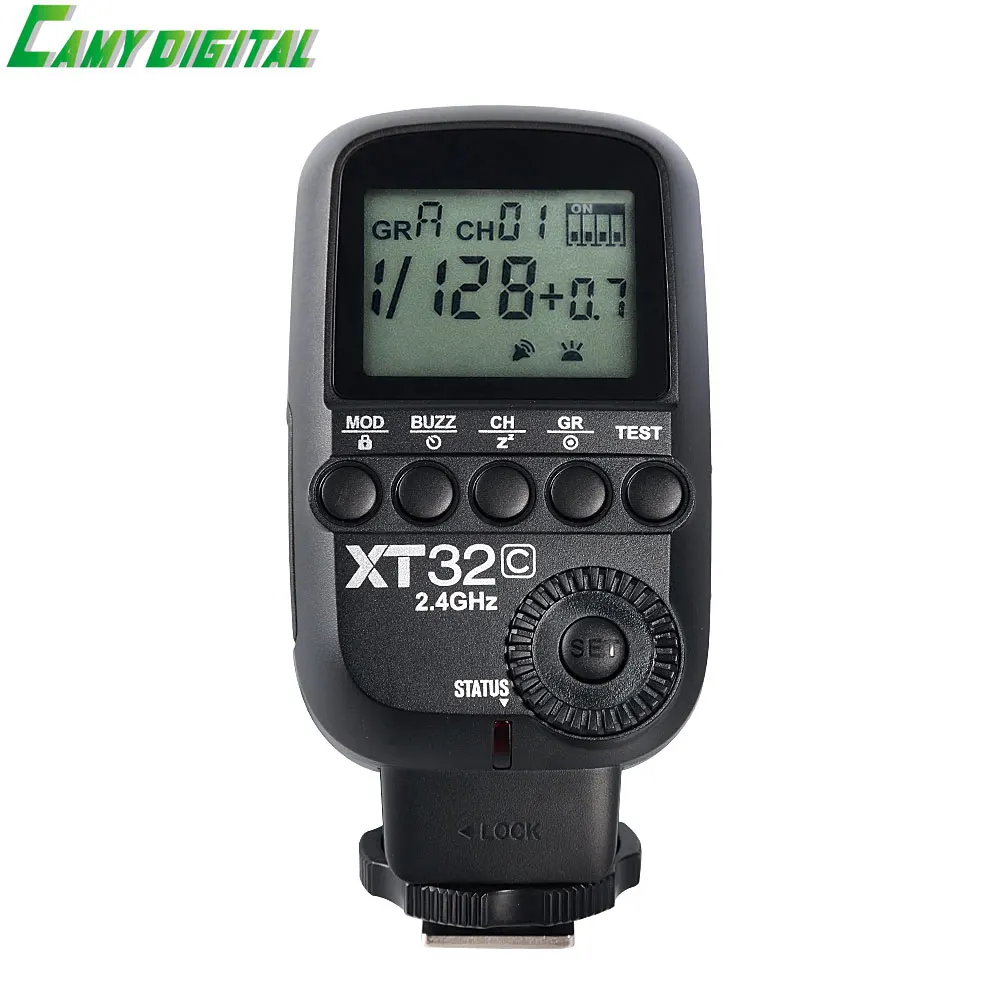 

Godox XT32C HSS 1/8000s Build-in 2.4G Wireless X System Power Control Flash Trigger with screen For Canon