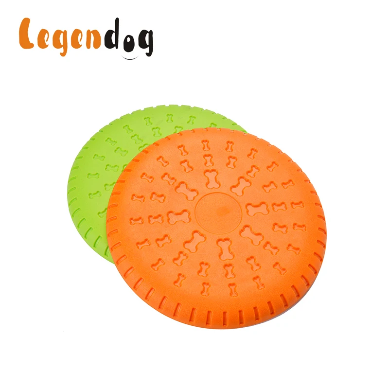 Legendog 2 قطع 9 ''القرص الطائر لعبة الكلب لعبة للحيوانات الاليفة التدريب مضغ pet لعبة تحلق القرص الكلب التدريب الساخن بيع لينة سيليكون المواد