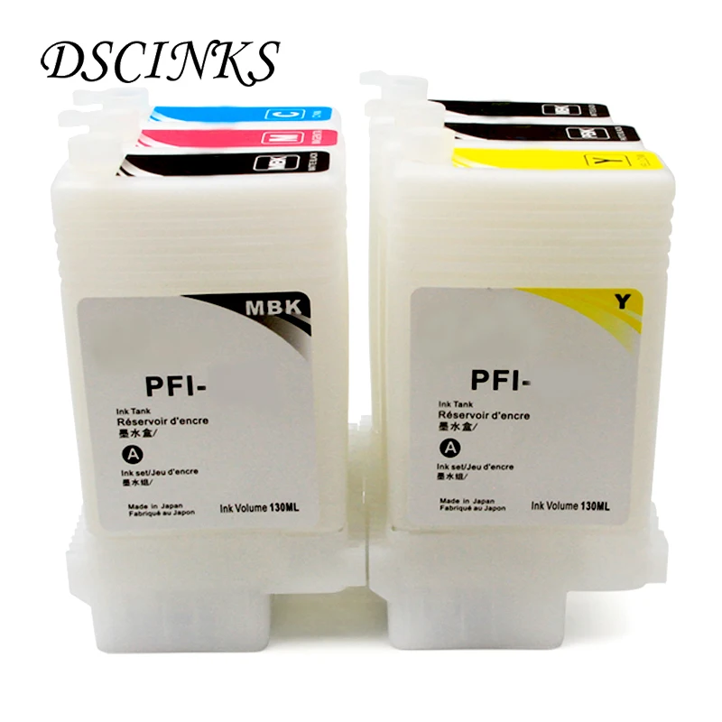 

PFI102 PFI 104 Refillable Ink Cartridge for Canon IPF650 IPF655 IPF750 IPF755 IPF760 IPF765 Refill Ink Cartridge Tank