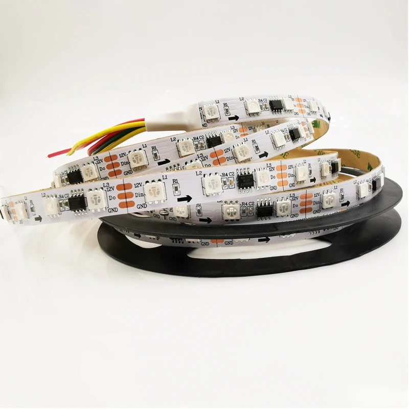 

High quality DC12V 60LEDs/m WS2811 smd 5050 rgb led strip