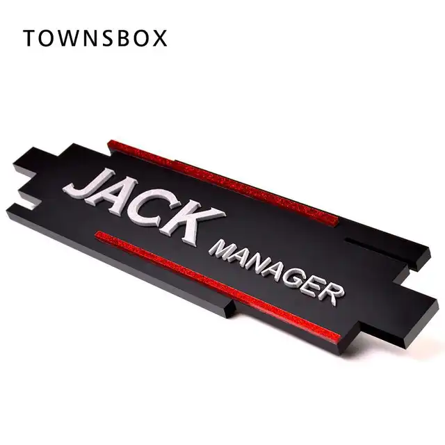 Acrylic Customized Name Plate Office House Number Door Plate